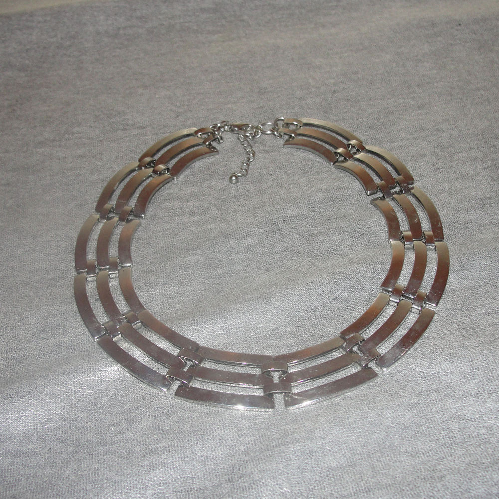 silver necklace